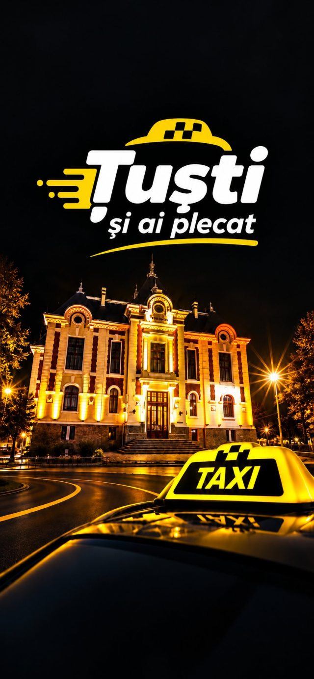 Țuști! Și-ai plecat. Taxi noaptea, în oraș